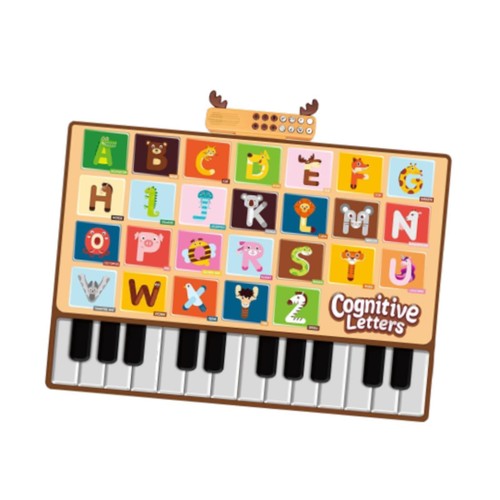 Piano mat with letters - mat,